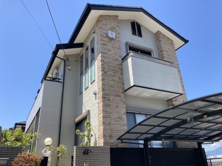外装改修工事　屋根カバー工事・外壁塗装｜静岡県函南町肥田
