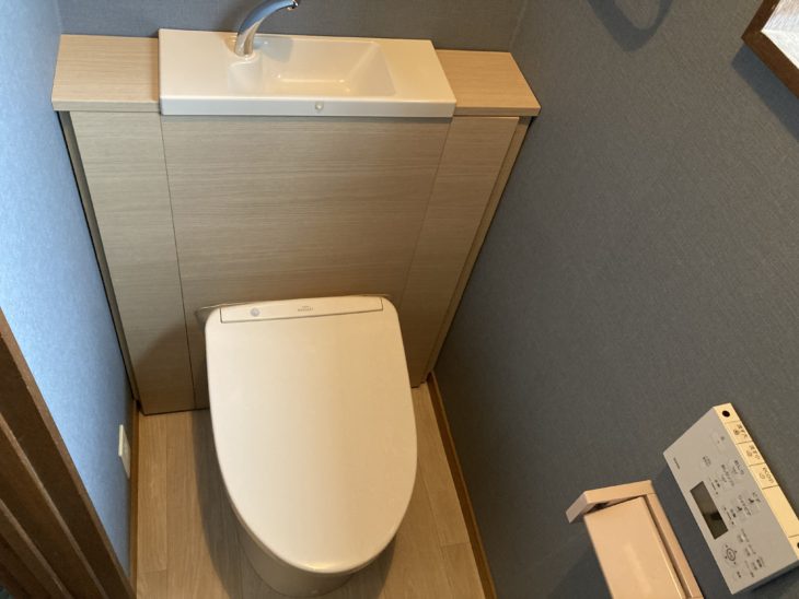 ホテルライクなモダンなトイレが完成