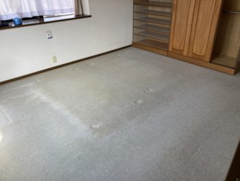 カーペット貼り換え工事｜静岡県三島市佐野見晴台