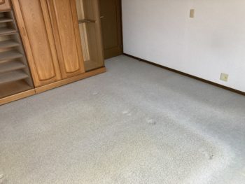 カーペット貼り換え工事｜静岡県三島市佐野見晴台