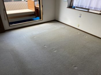 カーペット貼り換え工事｜静岡県三島市佐野見晴台