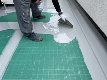 ベランダ防水工事｜静岡県三島市佐野見晴台