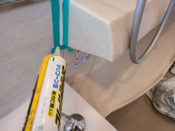 浴室コーキング工事｜静岡県伊豆の国市原木 