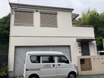 硬質木片セメント板の外壁塗装事例紹介