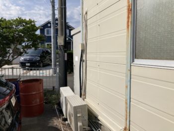 エアコン配管入れ替え｜静岡県