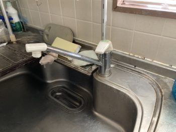 キッチン水栓交換工事｜静岡県三島市錦が丘