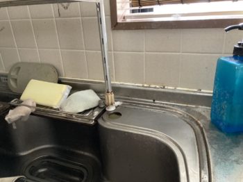 キッチン水栓交換工事｜静岡県三島市錦が丘