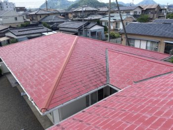 屋根、付帯部塗装工事｜静岡県伊豆の国市南條H様邸