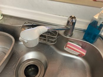 マンションキッチン水栓工事｜静岡県長泉町下土狩