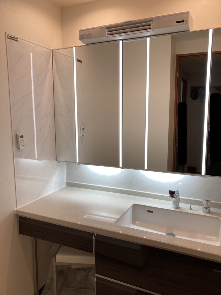 洗面所改修工事｜静岡県三島市本町
