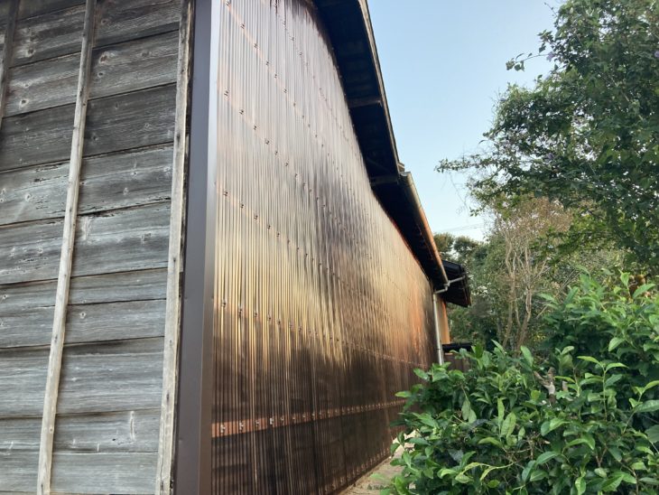 物置ポリカ張り｜静岡県伊豆の国市奈古谷