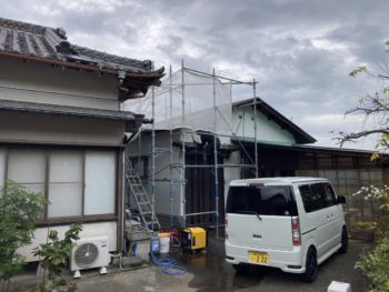 離れ　屋根・外壁塗装工事｜静岡県伊豆市本柿木