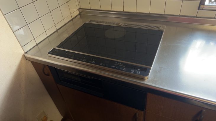 ガスコンロ→IH交換工事｜静岡県伊豆市上白岩