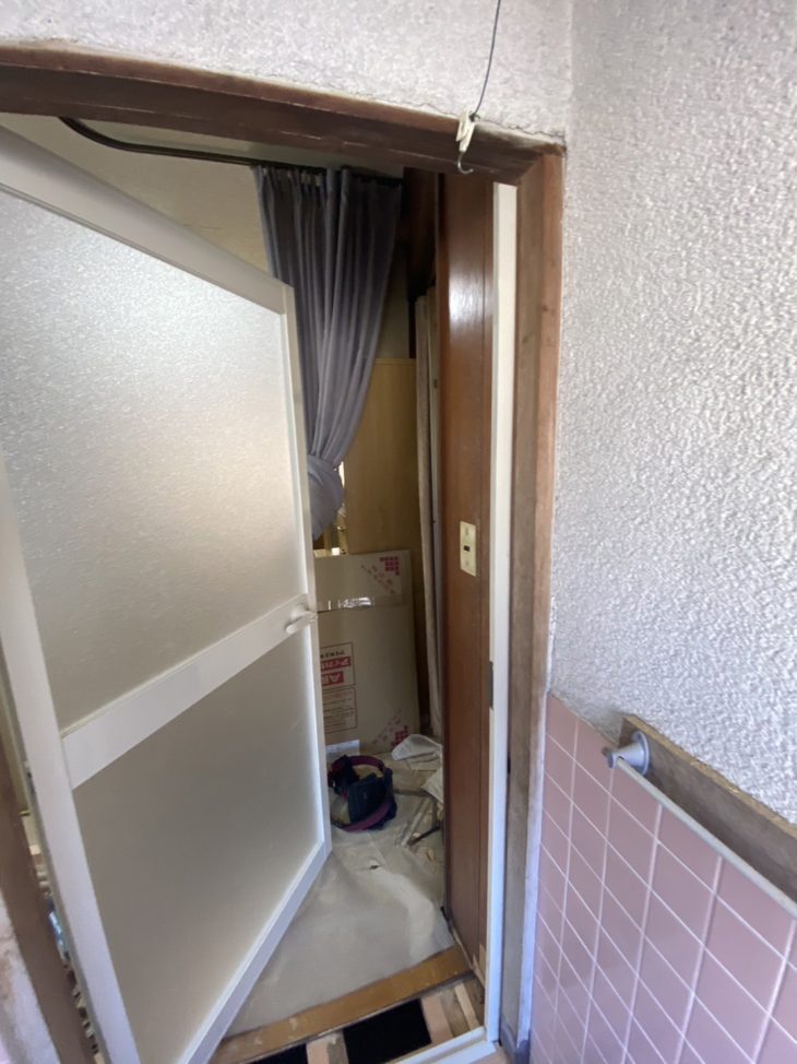 浴室ドア交換工事｜静岡県三島市富士ビレッジ