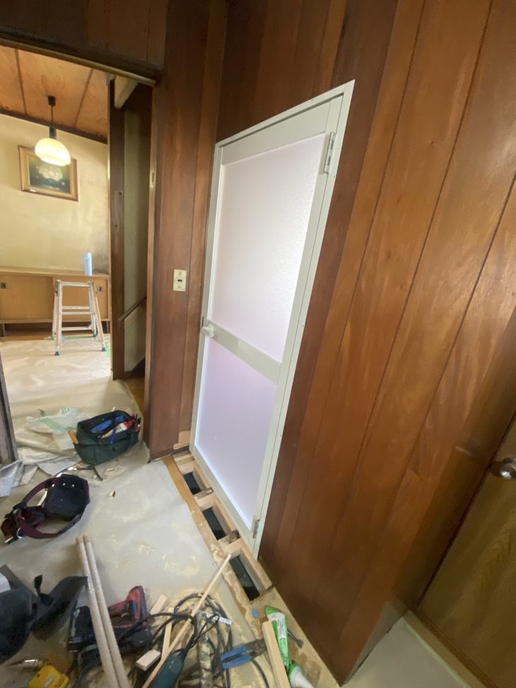 浴室ドア交換工事｜静岡県三島市富士ビレッジ