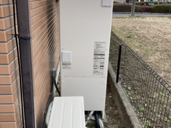お湯が出なくなってしまったエコキュートの交換工事