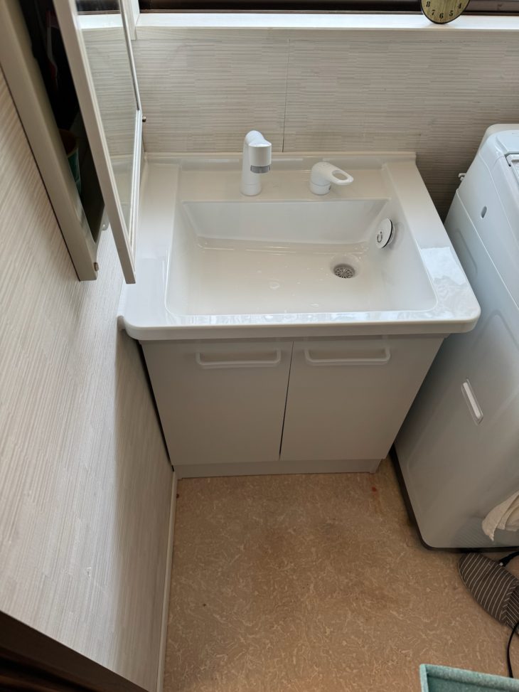 トイレ、洗面化粧台の故障したパーツだけ一部交換できます！｜静岡県沼津市下河原K様邸