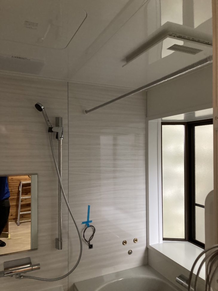 タイルのお風呂をユニットバスにリフォーム｜三島市