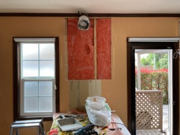 レンジフードが外れてきたので交換リフォーム