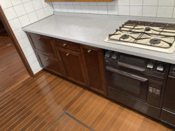 大きいサイズのL型キッチンリフォーム