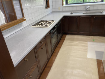 大きいサイズのL型キッチンリフォーム