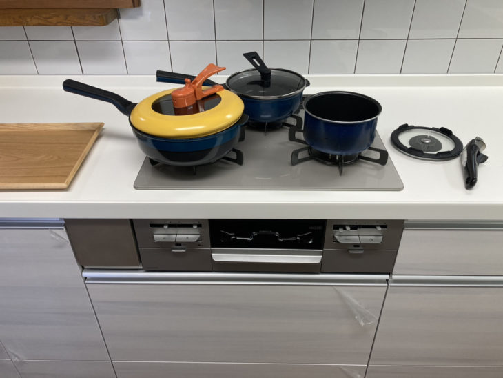 大きいサイズのL型キッチンリフォーム