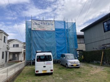 ピンクベージュの外壁塗装で一新！伊豆の国市南條