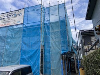 ピンクベージュの外壁塗装で一新！伊豆の国市南條