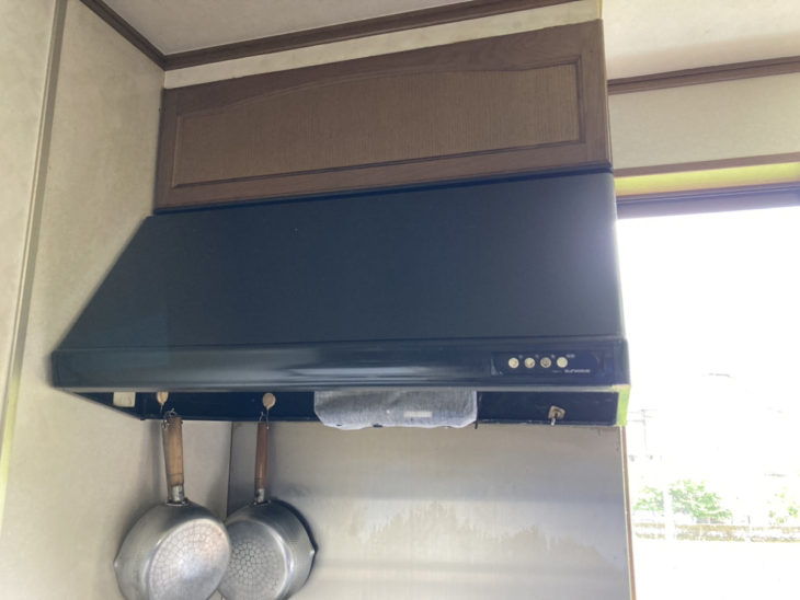 トイレ改修、レンジフード交換工事｜伊豆市