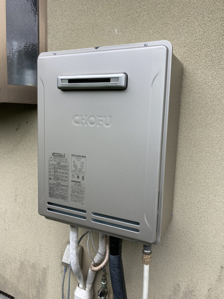 20年使用の給湯器と点火がしづらいガスコンロを交換
