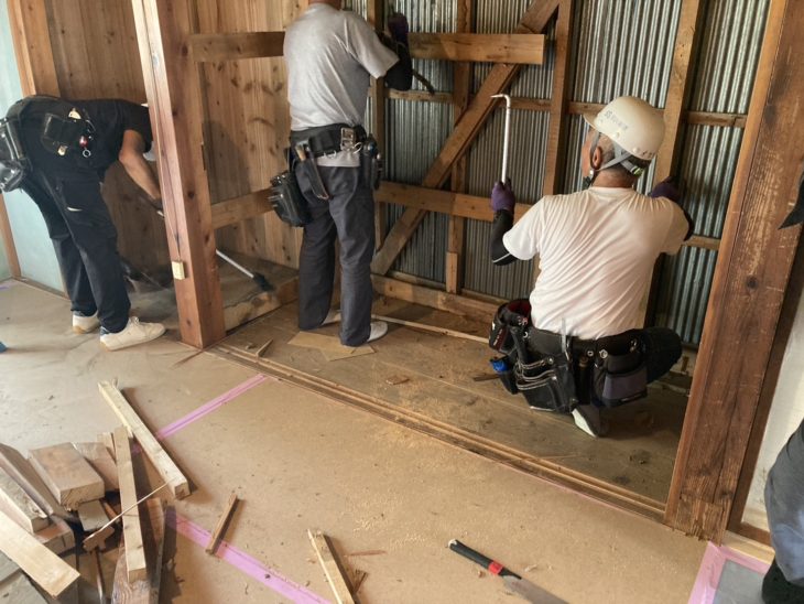 元和室の外壁部を開口しオーシャンビューを実現！