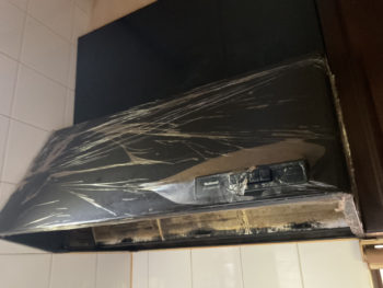 ガスコンロの火が「ボッ！！」と点火するので危ないためノーリツの最新機種に交換