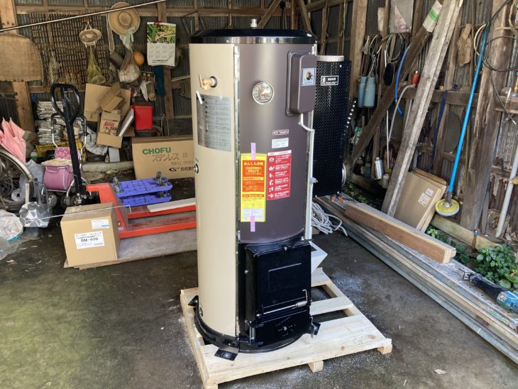 薪ボイラーの交換工事