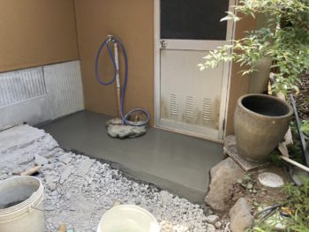 玄関アプローチ改修工事・外構工事