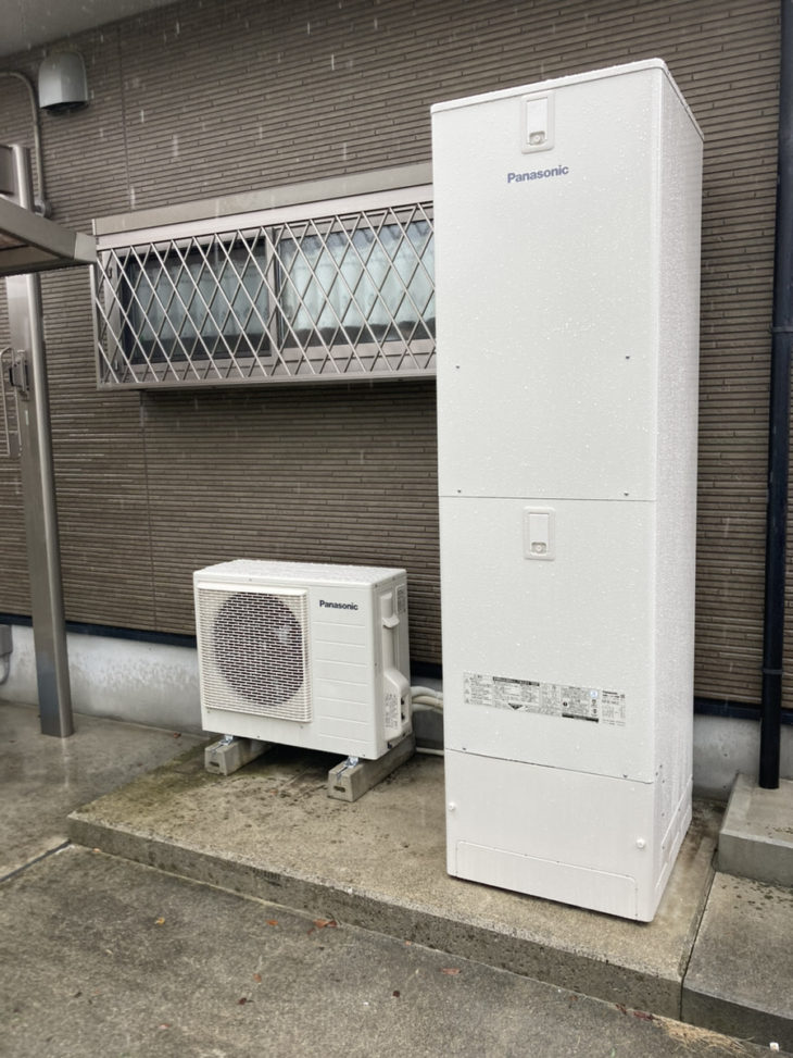 急にお湯が出なくなったエコキュートの交換工事