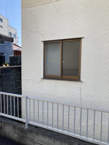 外壁が割れた！外装補修｜沼津市