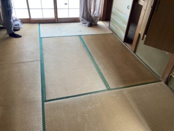 同居のお子様のために和室と洋室を一部屋に内装リフォーム