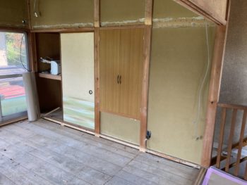 同居のお子様のために和室と洋室を一部屋に内装リフォーム