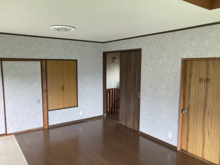 同居のお子様のために和室と洋室を一部屋に内装リフォーム