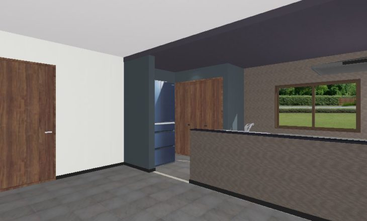 セキスイハイムのボックスラーメン構造の家を2世帯住宅にリフォーム