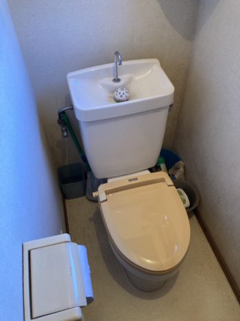 水漏れが起きてトイレ交換リフォーム｜伊豆の国市