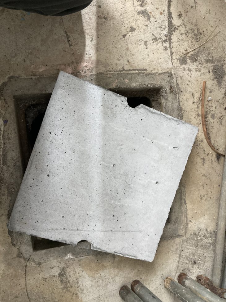 ひび割れたコンクリート桝蓋交換｜伊豆の国市ニラスイホーム本店