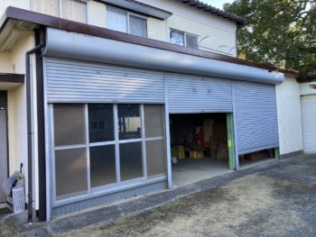 農機具倉庫を改修しシャワー室+脱衣場+化粧室を新設｜伊豆の国市
