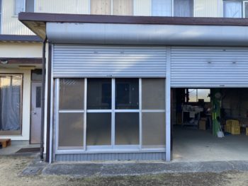 農機具倉庫を改修しシャワー室+脱衣場+化粧室を新設｜伊豆の国市