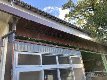 農機具倉庫を改修しシャワー室+脱衣場+化粧室を新設｜伊豆の国市