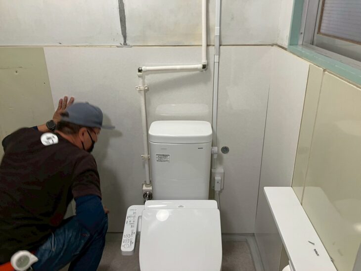 コスパよく店舗のトイレリフォームを実施！9万7000円