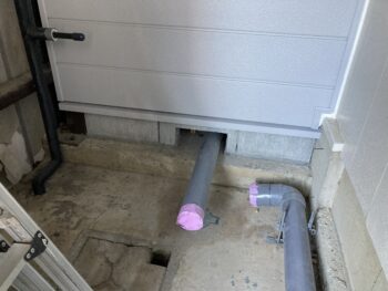 事業所に外部トイレ空間を新設