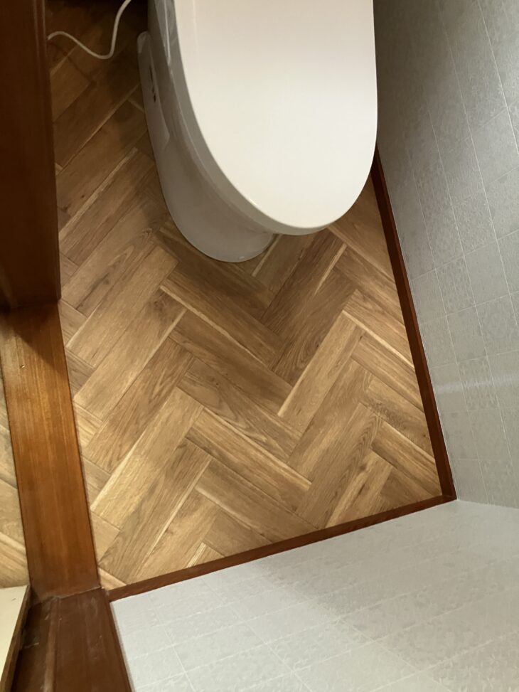 隅付タンクのトイレリフォーム｜裾野市