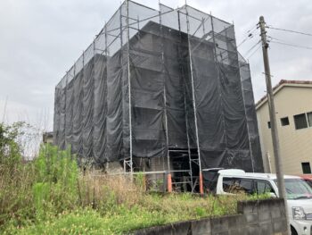 屋根外壁塗装、ベランダ防水、コーキング工事｜函南町仁田