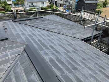 屋根外壁塗装、ベランダ防水、コーキング工事｜函南町仁田